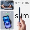 image:imageSpigen Thin Fit MagFit Designed for iPhone 16 Case Hard Shell MilitaryGrade Protection Compatible with MagSafe  BlackNavy Blue