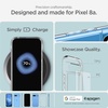 image:imageSpigen Ultra Hybrid MagFit for Pixel 10a Case Clear White  AntiYellowing Resin Air Cushion Tech MilitaryGrade Drop Protection Raised Camera Protection Compatible with MagSafeClear