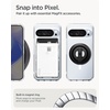 image:imageSpigen Ultra Hybrid MagFit for Pixel 10a Case Clear White  AntiYellowing Resin Air Cushion Tech MilitaryGrade Drop Protection Raised Camera Protection Compatible with MagSafeMag Clear
