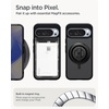 image:imageSpigen Ultra Hybrid MagFit for Pixel 10a Case Clear White  AntiYellowing Resin Air Cushion Tech MilitaryGrade Drop Protection Raised Camera Protection Compatible with MagSafeMag Frost Black