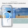 image:imageSpigen Ultra Hybrid MagFit for Pixel 10a Case Clear White  AntiYellowing Resin Air Cushion Tech MilitaryGrade Drop Protection Raised Camera Protection Compatible with MagSafeMag Clear