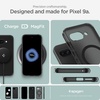 image:imageSpigen Ultra Hybrid MagFit for Pixel 10a Case Clear White  AntiYellowing Resin Air Cushion Tech MilitaryGrade Drop Protection Raised Camera Protection Compatible with MagSafeMag Frost Black