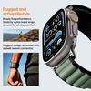 image:imageSpigen for Apple Watch Band Lightweight Adjustable Fabric Strap  For Apple Watch Ultra 321 49mm Series 1110 46mm 987 45mm SE3SE2SE654 44mm 321 42mm WBF0WBF1Black Green