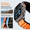 image:imageSpigen for Apple Watch Band Lightweight Adjustable Fabric Strap  For Apple Watch Ultra 321 49mm Series 1110 46mm 987 45mm SE3SE2SE654 44mm 321 42mm WBF0WBF1Black Orange