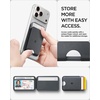 image:imageSpigen for MagSafe Wallet Adjustable Tripod Stand Slim Fold MagFit  Holds 3 Cards For iPhone 171615141312 Pixel 10 Series Magnetic Cases Pixelsnap Plaud Note amp More  BlackBlack Sesame