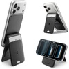 image:imageSpigen for MagSafe Wallet Adjustable Tripod Stand Slim Fold MagFit  Holds 3 Cards For iPhone 171615141312 Pixel 10 Series Magnetic Cases Pixelsnap Plaud Note amp More  BlackBlack