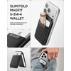 image:imageSpigen for MagSafe Wallet Adjustable Tripod Stand Slim Fold MagFit  Holds 3 Cards For iPhone 171615141312 Pixel 10 Series Magnetic Cases Pixelsnap Plaud Note amp More  BlackBlack