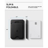 image:imageSpigen for MagSafe Wallet Adjustable Tripod Stand Slim Fold MagFit  Holds 3 Cards For iPhone 171615141312 Pixel 10 Series Magnetic Cases Pixelsnap Plaud Note amp More  BlackBlack