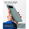 image:imageSpigen for Pixel 1010 Pro Case Parallax MagFit 2025 Designed for Pixelsnap Compatible with MagSafe Accessories  Matte BlackSage Green