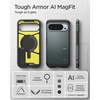 image:imageSpigen for Pixel 10a Case Tough Armor MagFit Kickstand Designed for Pixelsnap Compatible with MagSafe Accessories  BlackAbyss Green