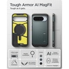 image:imageSpigen for Pixel 10a Case Tough Armor MagFit Kickstand Designed for Pixelsnap Compatible with MagSafe Accessories  BlackAbyss Green