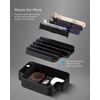 image:imageSpigen for Premium Apple Watch Band OrganizerCharger Stand MultiStorage  For Apple Watch AirPods amp Wallet Removable Divider for Other Accessories Stable NonSlip Base Charger NOT IncludedBlack