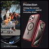 image:imageSpigen for iPhone 13 Pro Max Case Ultra Hybrid MagFit AntiYellowing Compatible with Magsafe  ClearDeep Red