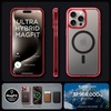 image:imageSpigen for iPhone 13 Pro Max Case Ultra Hybrid MagFit AntiYellowing Compatible with Magsafe  ClearDeep Red