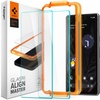 image:imageSpigen AlignMaster Screen Protector for Pixel 7a  Frame included 9H hardness crystal clarity antifingerprint touch sensitivity case friendly screen protector