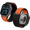 image:imageSpigen for Apple Watch Band Lightweight Adjustable Fabric Strap  For Apple Watch Ultra 321 49mm Series 1110 46mm 987 45mm SE3SE2SE654 44mm 321 42mm WBF0WBF1Black Orange