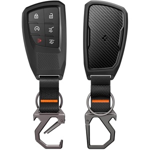 image:imageSpigen Light Slim Key Fob Cover with Carabiner Designed for BMW  Sleek Carbon Fiber Accents Compatible with BMW MampX Lineups  G Series Smart Key Fobs  1 packChevrolet  GMC