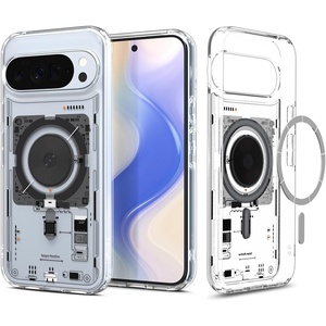 image:imageSpigen Ultra Hybrid MagFit for Pixel 10a Case Clear White  AntiYellowing Resin Air Cushion Tech MilitaryGrade Drop Protection Raised Camera Protection Compatible with MagSafeMag Neo One