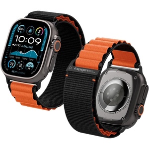 image:imageSpigen for Apple Watch Band Lightweight Adjustable Fabric Strap  For Apple Watch Ultra 321 49mm Series 1110 46mm 987 45mm SE3SE2SE654 44mm 321 42mm WBF0WBF1Black Orange