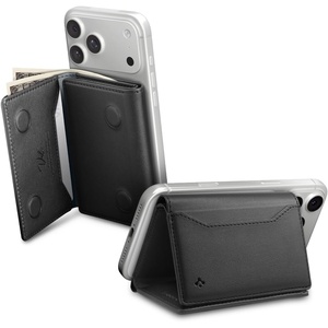image:imageSpigen for MagSafe Wallet Holds 7 Cards Valentinus S MagFit Magnetic Trifold Card Holder Cash Compatible with iPhone 1716151413 Pixel 1010a10 ProXLFold MagSafeCases amp Pixelsnap  Black  For iPhone 171615141312 Pixel 10 Series Magnetic Cases PixelsnapTrifold Wallet  BlackBlack Valentinus S