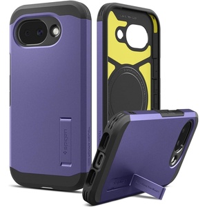 image:imageSpigen for Pixel 10a Case Tough Armor MagFit Kickstand Designed for Pixelsnap Compatible with MagSafe Accessories  BlackAsh Violet