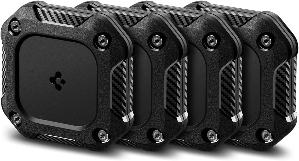 image:imageSpigen for AirTag Dog Collar Waterproof Case Tough Armor IP  for 2nd Gen 2026 amp 1st Gen PetCat Collar Case Device amp Collar Not Included  BlackBlack