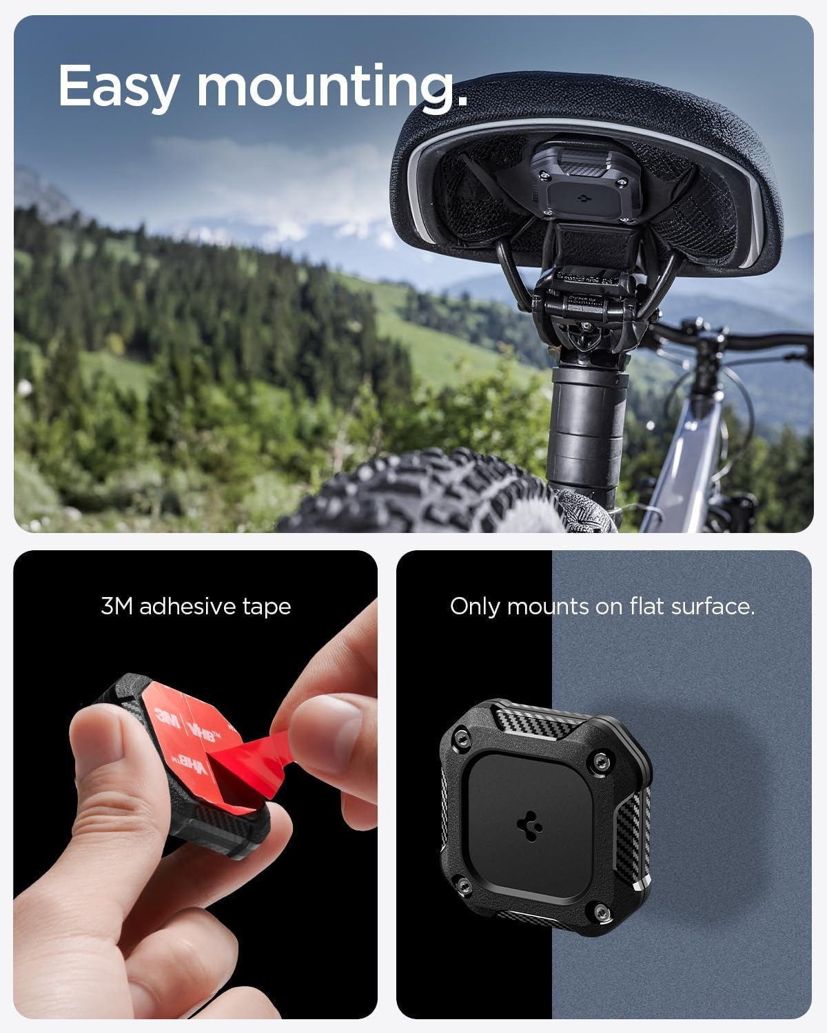 image:imageSpigen for AirTag Dog Collar Waterproof Case Tough Armor IP  for 2nd Gen 2026 amp 1st Gen PetCat Collar Case Device amp Collar Not Included  BlackBlack