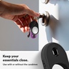 image:imageCaseology by Spigen for AirTag Keychain Case Vault  For Keys Bags Pets Backpacks Daily Carry EDC Device Not Included  Matte BlackMatte Black