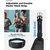 image:imageSpigen A710 Dynamic Shield Slim Running Waist Belt  Phone Holder Lightweight Water Resistant Reflective BounceFree  BlackBlack