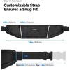 image:imageSpigen A710 Dynamic Shield Slim Running Waist Belt  Phone Holder Lightweight Water Resistant Reflective BounceFree  BlackBlack