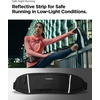 image:imageSpigen A710 Dynamic Shield Slim Running Waist Belt  Phone Holder Lightweight Water Resistant Reflective BounceFree  BlackBlack