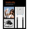 image:imageSpigen Adjustable Phone Lanyard Crossbody amp Neck Strap Black  For Phone Keys amp ID Magnetic Adjust Nylon Suede Universal Fit  Black