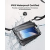 image:imageSpigen Aqua Shield for Waterproof Phone Pouch amp Crossbody Bag Set  IPX8 Detachable Dual System TouchThrough Window Adjustable Strap  Beach Pool Water Sports  Black Swimming and Travel Adjustable Long Belt IPX8 Waterproof Case Compatible with iPhone and SamsungBlack