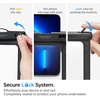 image:imageSpigen AquaShield Floating Universal Waterproof Phone Pouch IPX8 1 Pack  For all iPhone Series Pixel Series Galaxy SZ Fold UltraZ FoldFlip Series Universal Compatibility  Floatable BlackTransparent Black