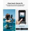 image:imageSpigen AquaShield Floating Universal Waterproof Phone Pouch IPX8 1 Pack  For all iPhone Series Pixel Series Galaxy SZ Fold UltraZ FoldFlip Series Universal Compatibility  Floatable BlackBlack