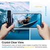 image:imageSpigen AquaShield Floating Universal Waterproof Phone Pouch IPX8 1 Pack  For all iPhone Series Pixel Series Galaxy SZ Fold UltraZ FoldFlip Series Universal Compatibility  Floatable BlackTransparent Crystal Clear