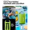 image:imageSpigen AquaShield Waterproof Dry Bag Backpack A631 Roll Top Lightweight Dry Storage Bag for Travel Swimming Boating Kayaking Camping and BeachCactus Green A631 30L