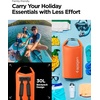 image:imageSpigen AquaShield Waterproof Dry Bag Backpack A631 Roll Top Lightweight Dry Storage Bag for Travel Swimming Boating Kayaking Camping and BeachSunset Orange A631 30L