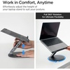 image:imageSpigen ArcDock Laptop Stand with 6 in 1 Hub USBA 30 USBC 30 PD 100W 4K 60Hz HDMI Universal Adjustable Folding Laptop Dock with 360 Rotating Base  Space Grey  for USBA 30 USBC 30 PD 100W 4K 60Hz HDMI Universal Adjustable Folding Dock Aluminum 360 Rotating Base  Space Grey6in1 Hub