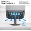 image:imageSpigen ArcDock Laptop Stand with 6 in 1 Hub USBA 30 USBC 30 PD 100W 4K 60Hz HDMI Universal Adjustable Folding Laptop Dock with 360 Rotating Base  Space Grey  for USBA 30 USBC 30 PD 100W 4K 60Hz HDMI Universal Adjustable Folding Dock Aluminum 360 Rotating Base  Space GreyCable Organizer Stand