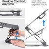 image:imageSpigen ArcDock Laptop Stand with 6 in 1 Hub USBA 30 USBC 30 PD 100W 4K 60Hz HDMI Universal Adjustable Folding Laptop Dock with 360 Rotating Base  Space Grey  for USBA 30 USBC 30 PD 100W 4K 60Hz HDMI Universal Adjustable Folding Dock Aluminum 360 Rotating Base  Space GreyCable Organizer Stand