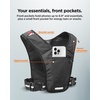 image:imageSpigen Dynamic Shield Running Vest ML Hydration Pack  500ml Flask Reflective Honeycomb Mesh for Marathon Trail Outdoors  Active BlackA720