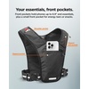 image:imageSpigen Dynamic Shield Running Vest ML Hydration Pack  500ml Flask Reflective Honeycomb Mesh for Marathon Trail Outdoors  Active BlackA720