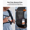 image:imageSpigen Dynamic Shield Running Vest ML Hydration Pack  500ml Flask Reflective Honeycomb Mesh for Marathon Trail Outdoors  Active BlackA721