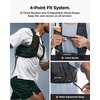 image:imageSpigen Dynamic Shield Running Vest ML Hydration Pack  500ml Flask Reflective Honeycomb Mesh for Marathon Trail Outdoors  Active BlackA721