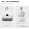 image:imageSpigen Klasden Pouch for Mac mini M4M4 Pro 2024  Portable Travel Storage Case  Charcoal Gray
