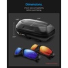 image:imageSpigen Life Hard Shell Sunglasses Case with Carabiner and 2Way Belt Strap  Included Bottle Opener Cleaning Cloth I For Hiking Travel Daily Use I Universal Fit for Meta RayBan Oakley Sunglasses