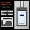 image:imageSpigen Life ID Badge Holder Card Wallet MagSlide Tech  2Card Magnetic Attach amp Slide Polycarbonate Durable  BlackBlack