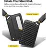 image:imageSpigen Life Luggage Tags Vegan Leather ID Label 2 Pack  Magnetic Closure Privacy Protection Design Durable Strap  BlackBlack 1 Pack