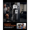 image:imageSpigen Life Magnetic Gym Bag Tumbler Carrier Holder  Fits 20oz40oz Bottles Molle System Phone Pocket Waterproof  BlackBlack
